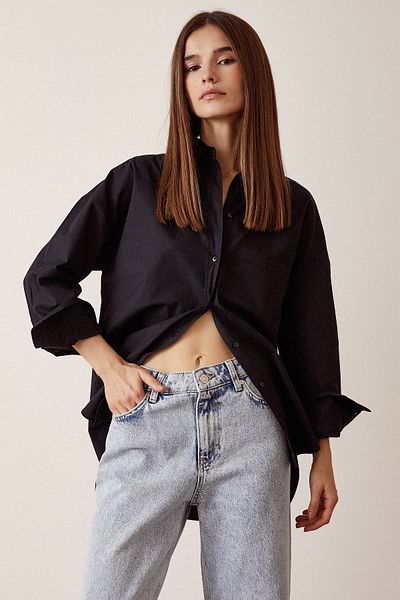 Never more Boyfriend Basic Shirt