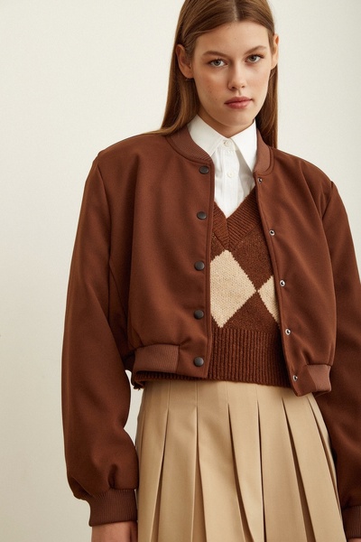 Never more Astarlı Çıt Çıtlı Mont