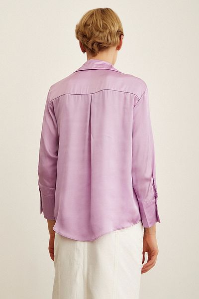 Never more Basic Satin Shirt