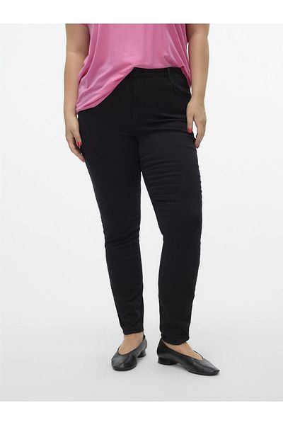 Veromoda Curve Skinny Jeans Vmphia Hohe Taille Slim Fit Jeans