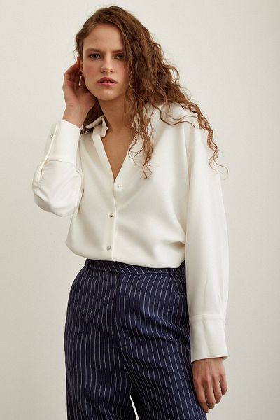 Never more Classic Shirt Ecru