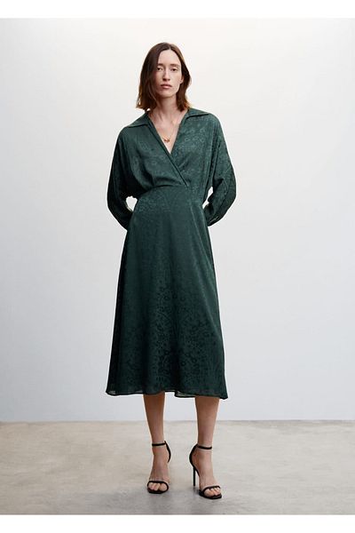 MANGO Woman Φόρεμα με σχέδιο Paisley