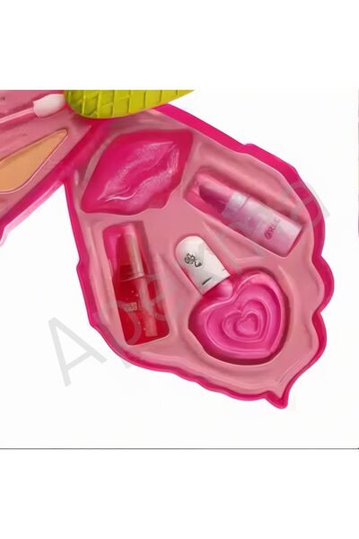Apexma 2-layer Rideable Ice Cream Shaped Makeup Set for Girls - Educational Beauty Toy