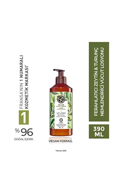 Yves Rocher Nemlendirici Vücut Losyonu - Ferahlatıcı Zeytin Turunç - 390ml