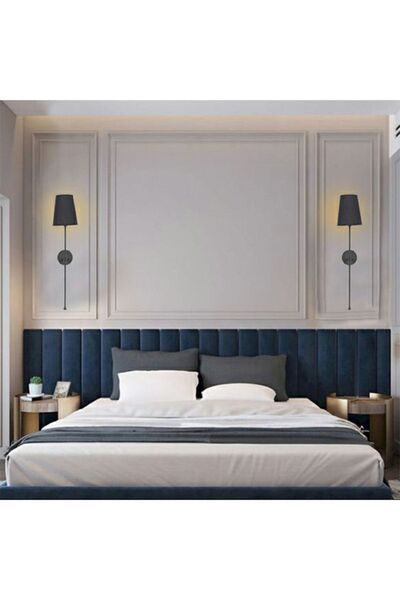 St Morritz Pilli Şapkalı Siyah Ledli Duvar Aplik-otel-ofis-salon-show Room-ya...