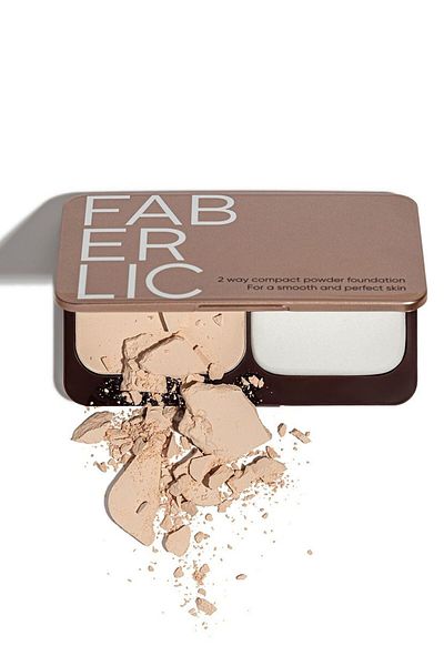 Faberlic Glam Team Light Beige Wet & Dry Perfect Me- Powder Compatible