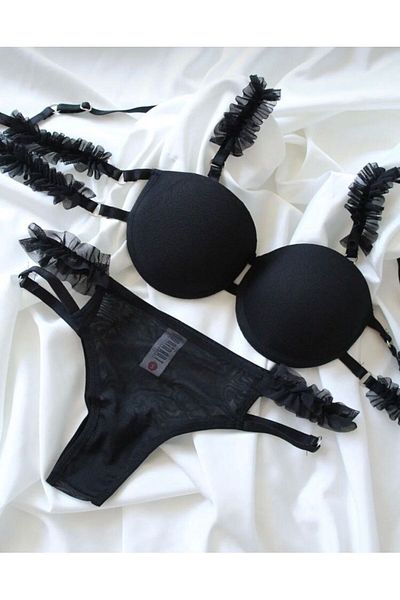 Kelebeklingerie Princess Model Ruffled Bra Set