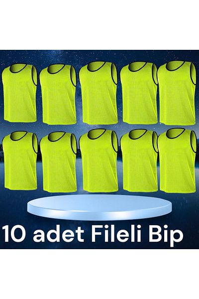 Gök Sports 10 bucăți vestă de antrenament cu găuri pentru adulți - Bip pentru covor și teren