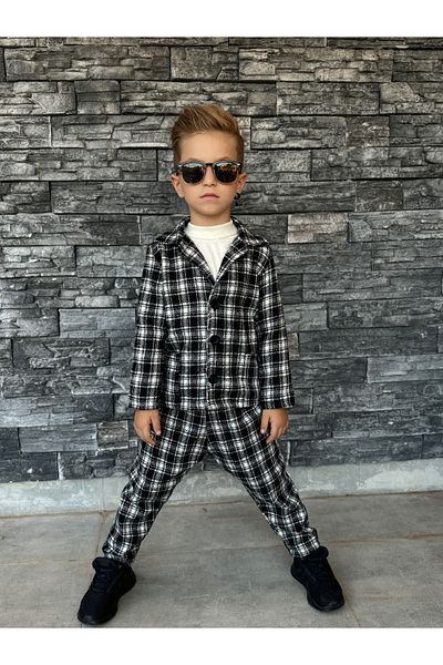barin kids طقم جاكيت وبنطلون مكون من قطعتين للأطفال