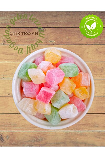 ÇITIR TEZGAH Limon Portakal Yeşil Elma Çilek Aromalı Kuş Lokumu 750 gr