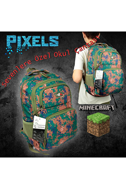 qoolbag Rucsac de școală THE HIGHEST PEAK CAMOUFLAGE IMPERMEABIL