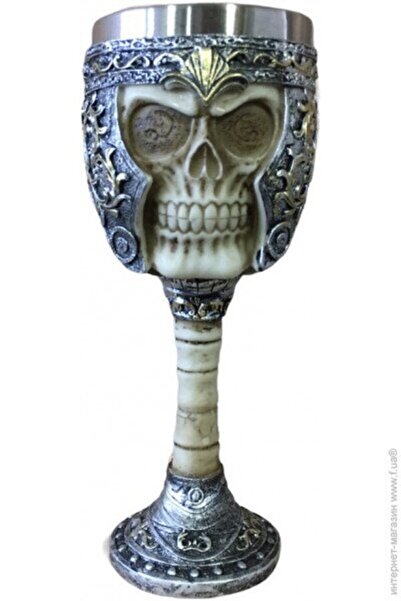 Butik Viking kafatası kasklı Gotik Kadeh