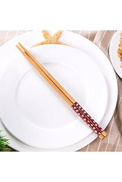 Ardinyo Practical 5-Pack Patterned Bamboo Chopsticks - Chopsticks 5 Pairs