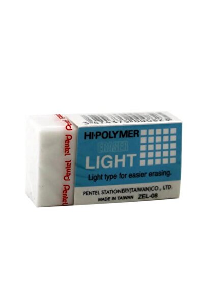 Pentel Silgi Hi-Polymer Zel-08 Light White Medium