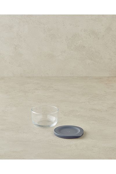 English Home Gray Fresh Safe Glass Spice Bowl - 380 Ml