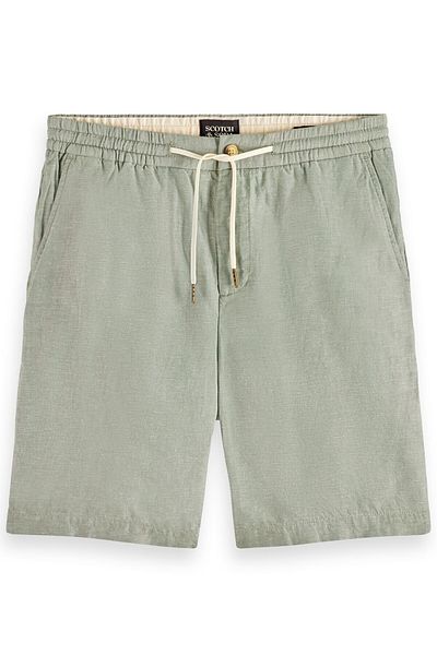 Scotch & Soda Shorts The Fave Bermuda-Short aus einer Leinenmischung