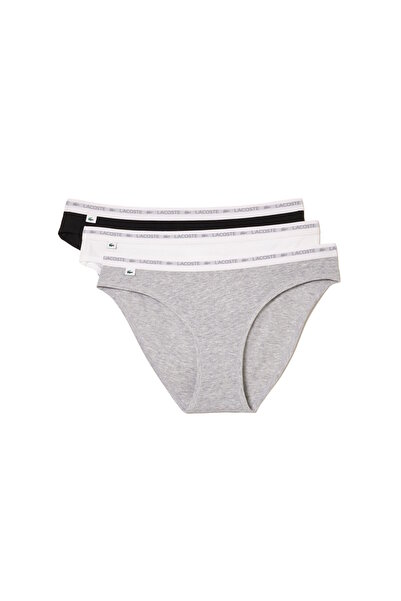 Lacoste Γυναικείο Σετ 3 ζευγαριών κλασικών σλιπ 8F1338 Πολύχρωμο
