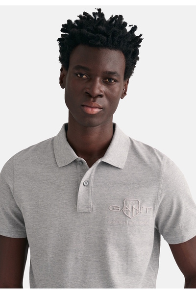 Gant Poloshirt Reg Tonal Shield Kurzarmshirt