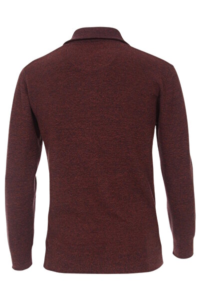 CASAMODA Pullover Troyer mit Reißverschluss und Markenlogo