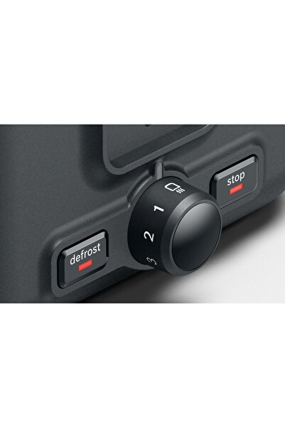 Bosch Compact Toaster DesignLine Red, TAT3P424GB, 1 Year Manufacturer Warranty