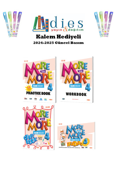 Fenomen Yayıncılık More & More 4 . Sınıf PRACTICE BOOK & WORKBOOK & HIKAYE SE...