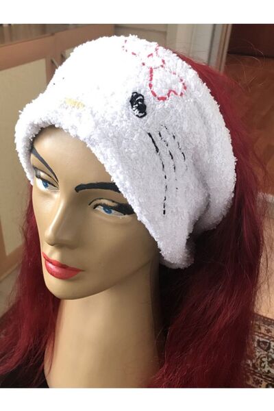 Bonvii Int Hairband and Couple Bracelet Set, Towel with Elastic, Patterned Face Wash, Sports Spa Set