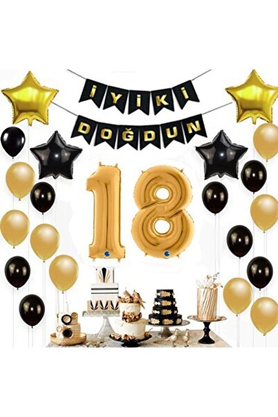 Genel Markalar 18 Yaş Doğumgünü Süsleri Seti