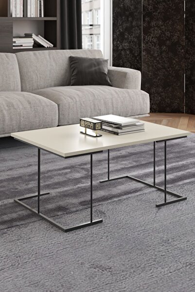 GOLDFALEZ Orta Sehpa Solo Krem