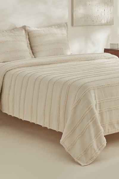 Karaca Home Arlina Bold Beige - Διπλό Κάλυμμα Κρεβατιού
