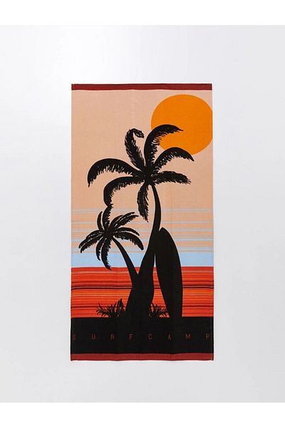 LC Waikiki ΑΞΕΣΟΥΑΡ LCW 70x150 εκ. Ανδρική πετσέτα θαλάσσης - εμπριμέ