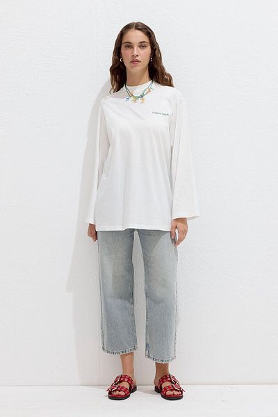 Manuka Bedrucktes Langarm-T-Shirt – Summer Essentials