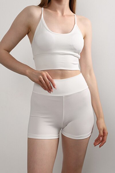 missmaral Жіночі спортивні міні-шорти з високою талією, боксери та бюстгальтер - з підкладкою та шнурками 3080