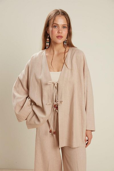 Manuka KIMONO AUS LEINEN NATUR