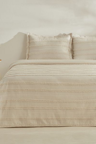 Karaca Home Arlina Bold Beige - Διπλό Κάλυμμα Κρεβατιού