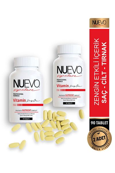 Nuevo Signature 90 Tablets - Hair, Nail and Skin Supporting Vitamin Complex