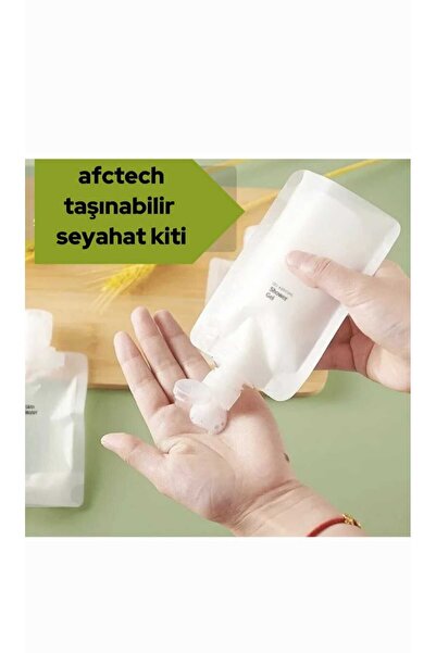 tafce 3 Adet Seyahat Tipi Doldurulabilir Krem Şampuan Duş Jeli Sprey Losyon Ş...