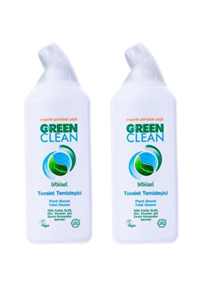 Green Clean Organik Portakal Yağlı Tuvalet Temizleyici 750 ml 2'li Set
