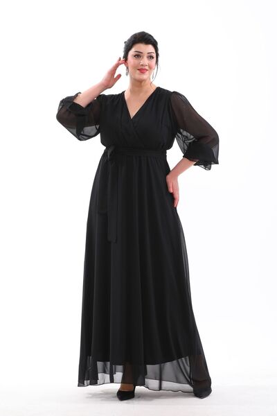 IŞILTI ROCHIE DE SEARA GULER CRUCHAT CU MÂNECE ELASTIC LUNGIME MARE ROCHIE DE...