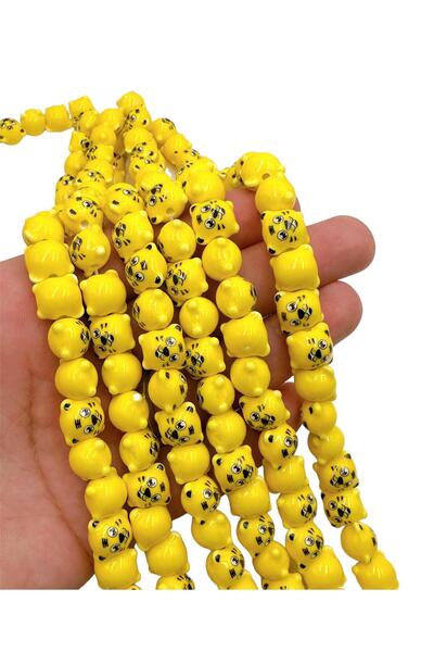 Ebruli Boncuk Set de mărgele accesorii colorate din ceramică Tiger Kaplan de ...