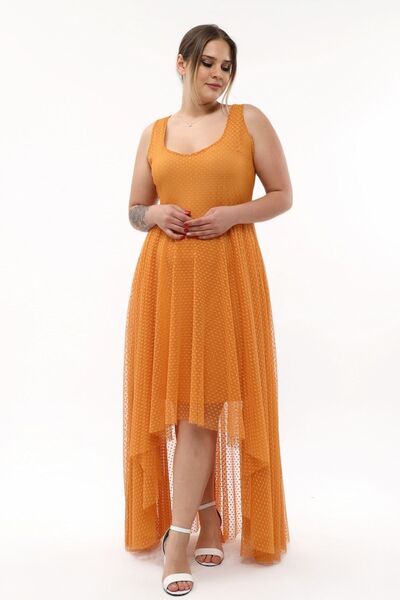 KIRIŞIK Rochie de seara eleganta din tul elastic