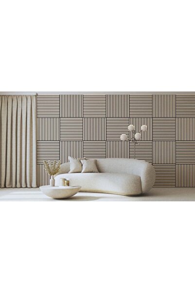 Mony Tasarım Çıta Akustik Duvar Paneli - Ladin Model 6 mm