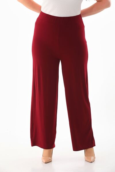 KIRIŞIK LARGE SIZE FLEXIBLE COMFORTABLE FABRIC PANTS