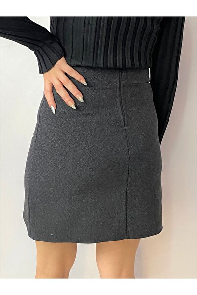 YAXİ Спідниця з сірими ґудзиками