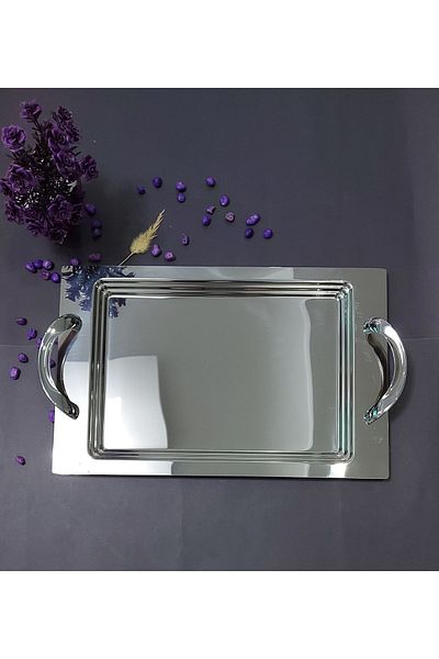İnter Steel Nile Tea Tray (Plain)