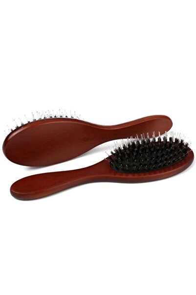 Esperer Keratin - Perie pentru descurcarea părului Micro Source, din lemn nat...