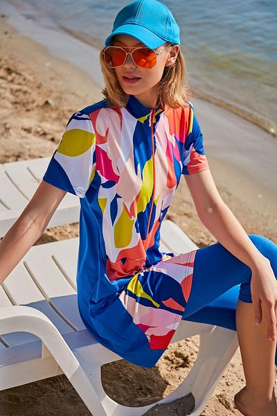 Marina Costum de baie Saks cu model semiînchis - M2371