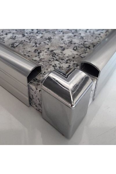 VİVA Kitchen Counter Edge Water Retaining Barrier Aluminum Profile 4 cm between 501-550 cm