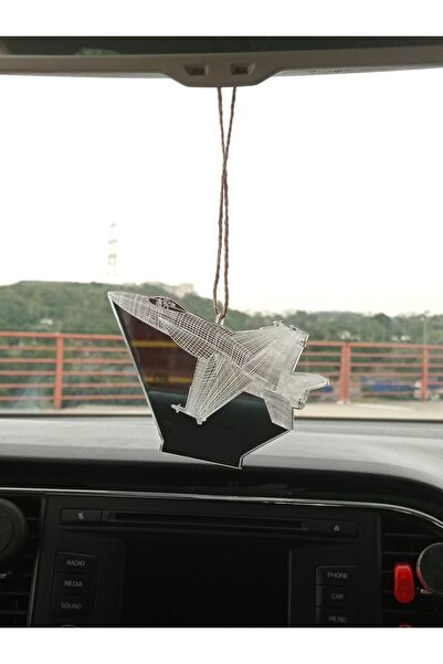 Mony Tasarım Tasarım Uçak Figürlü Araba Hediye Dikiz Aynası Süsü Pleksi