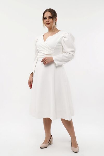 KIRIŞIK Flexible Robes Pleated Kiloş Evening Dress