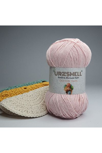 urzsmell Cotton Knitting Thread 100gr, 200m - Hand Knitting Thread